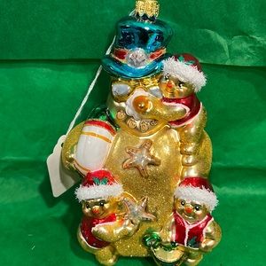 Handmade pinnacle peak glass blown ornament